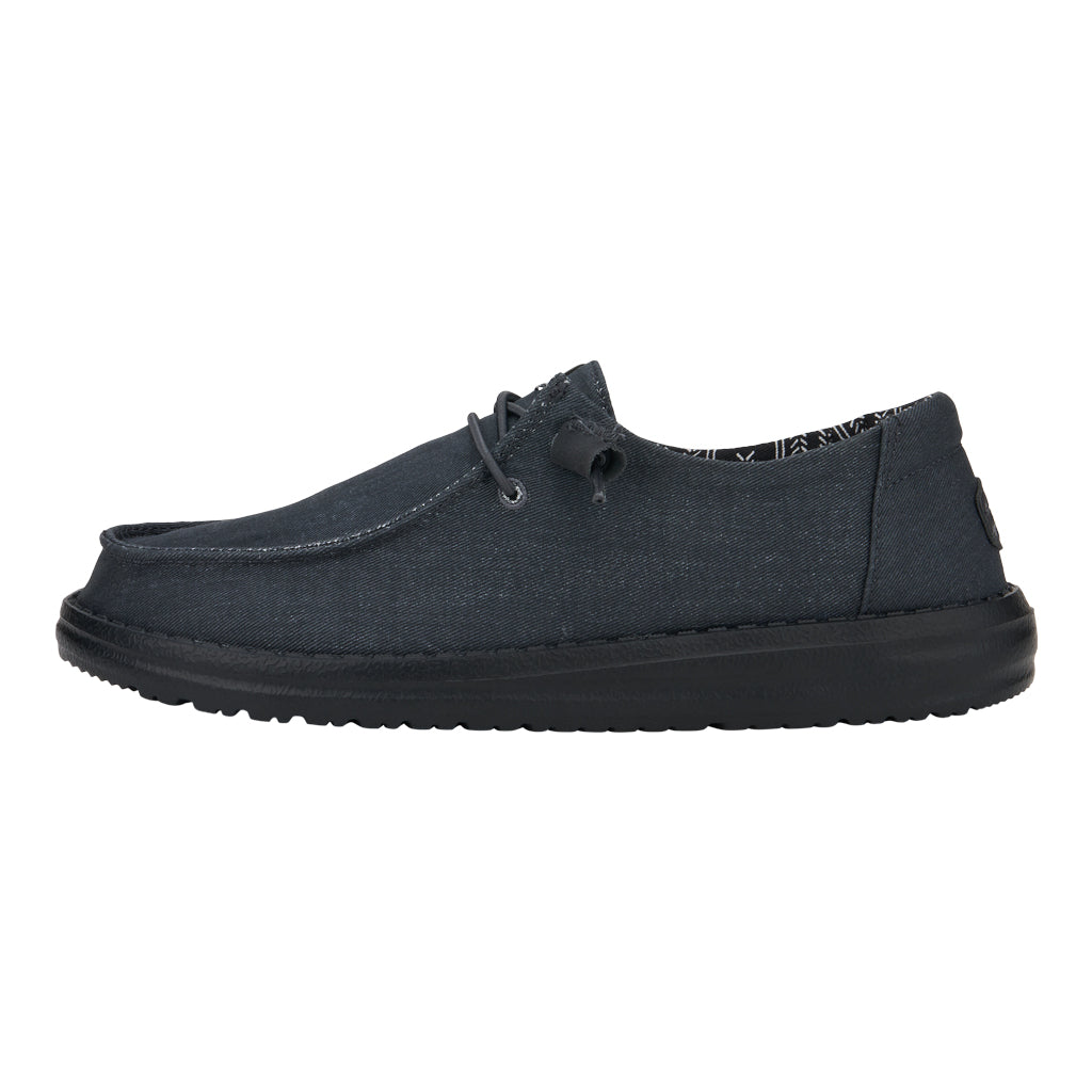 Wendy Stretch Canvas – Black/Black