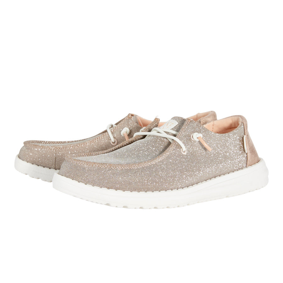 Wendy Metallic Sparkle Wide – Rose Gold - Image 3