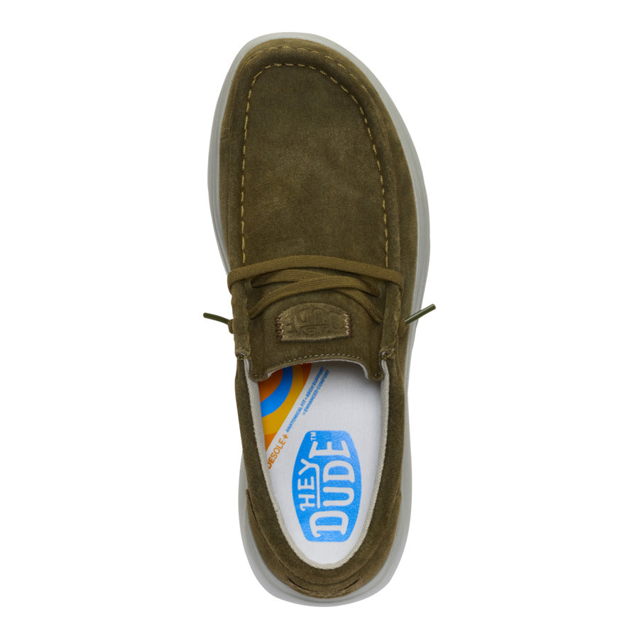 Wally Comf Suede – Dark Olive/Stone Grey - Image 8