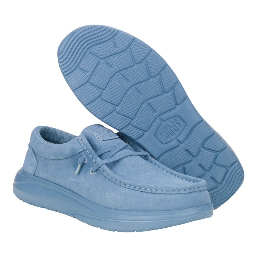 Wally Comf Suede – Faded Denim/Cloud Blue - Image 3