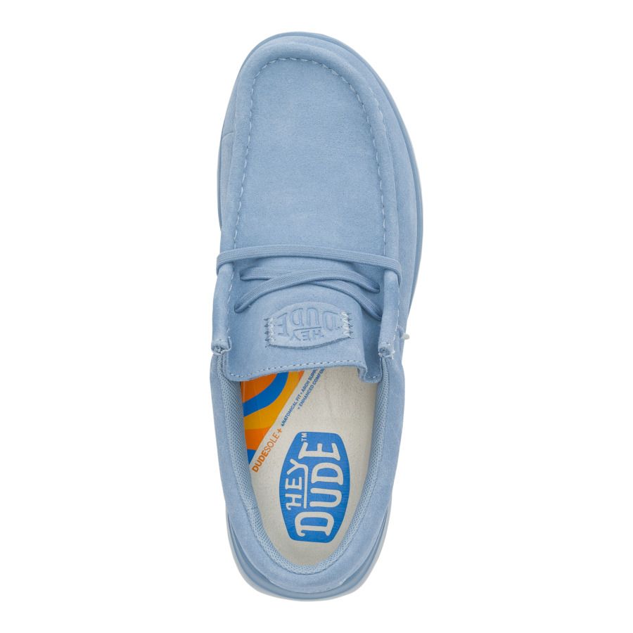 Wally Comf Suede – Faded Denim/Cloud Blue - Image 6