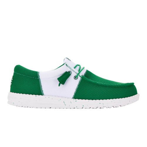 Wally Tri Varsity Mesh – Green/White - Image 8