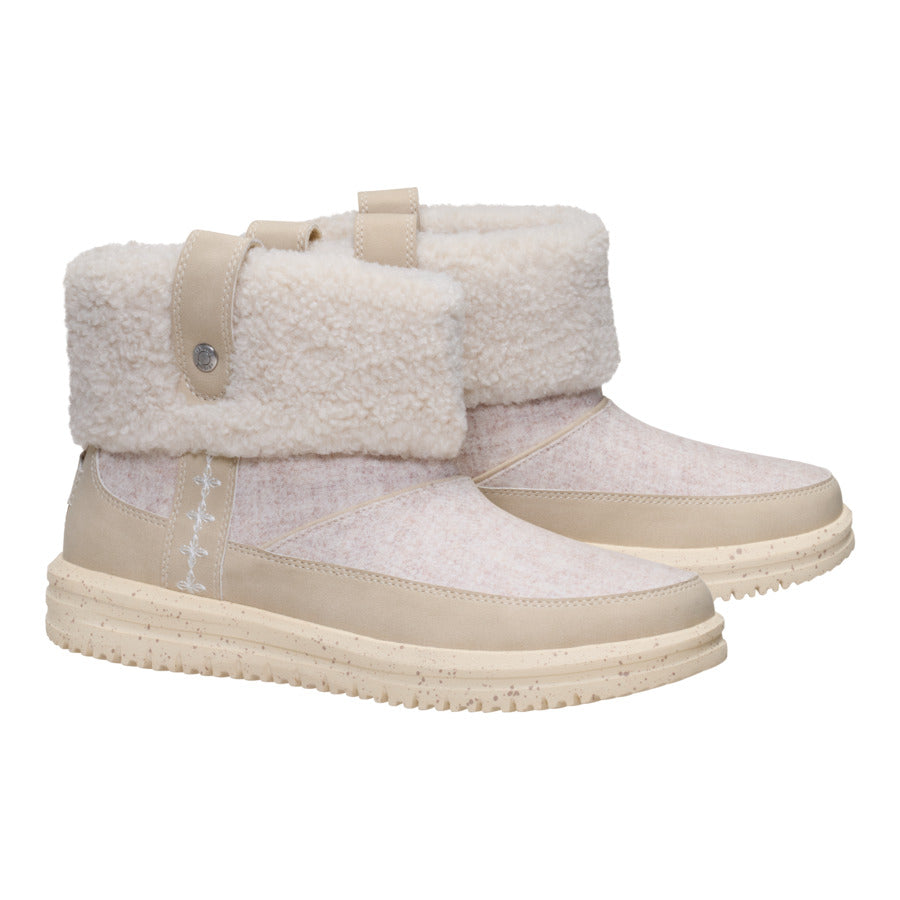 Camden Cuff Wool Cozy – Tan - Image 3