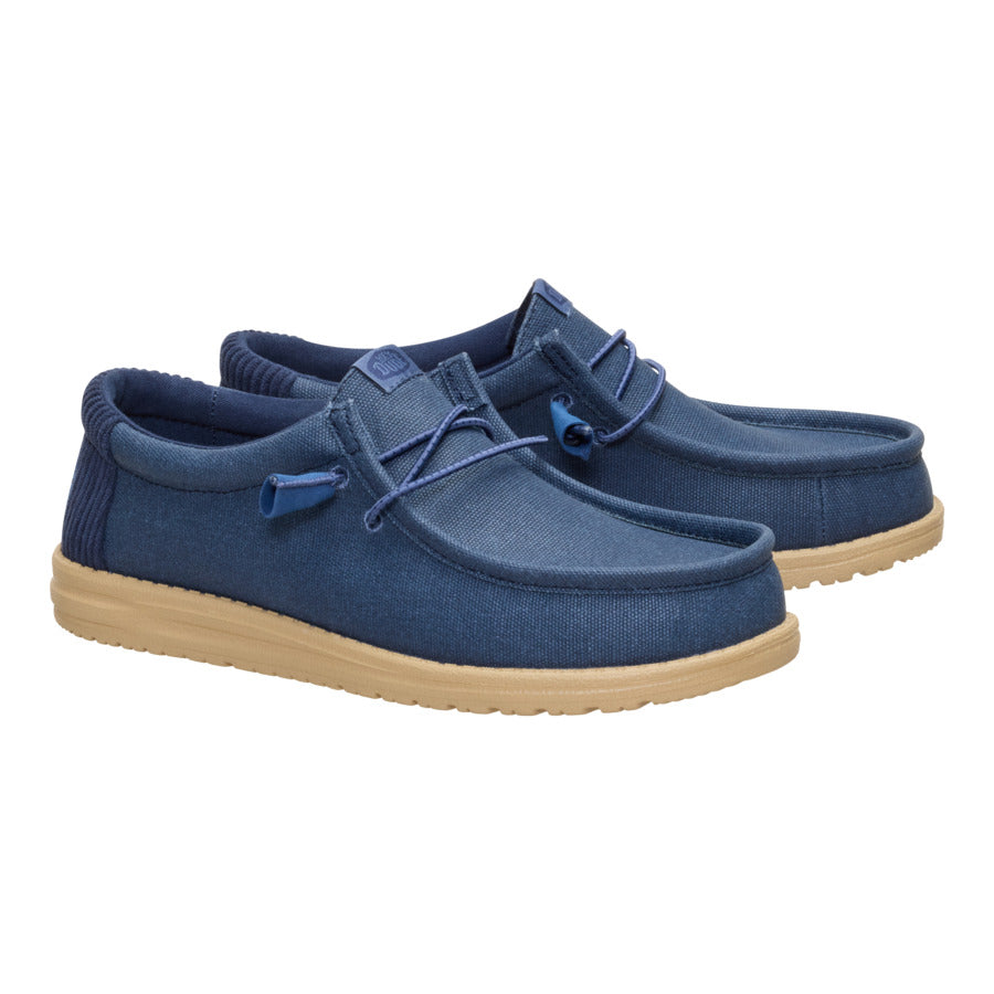 Wally Waxed Casual – Navy - Image 2