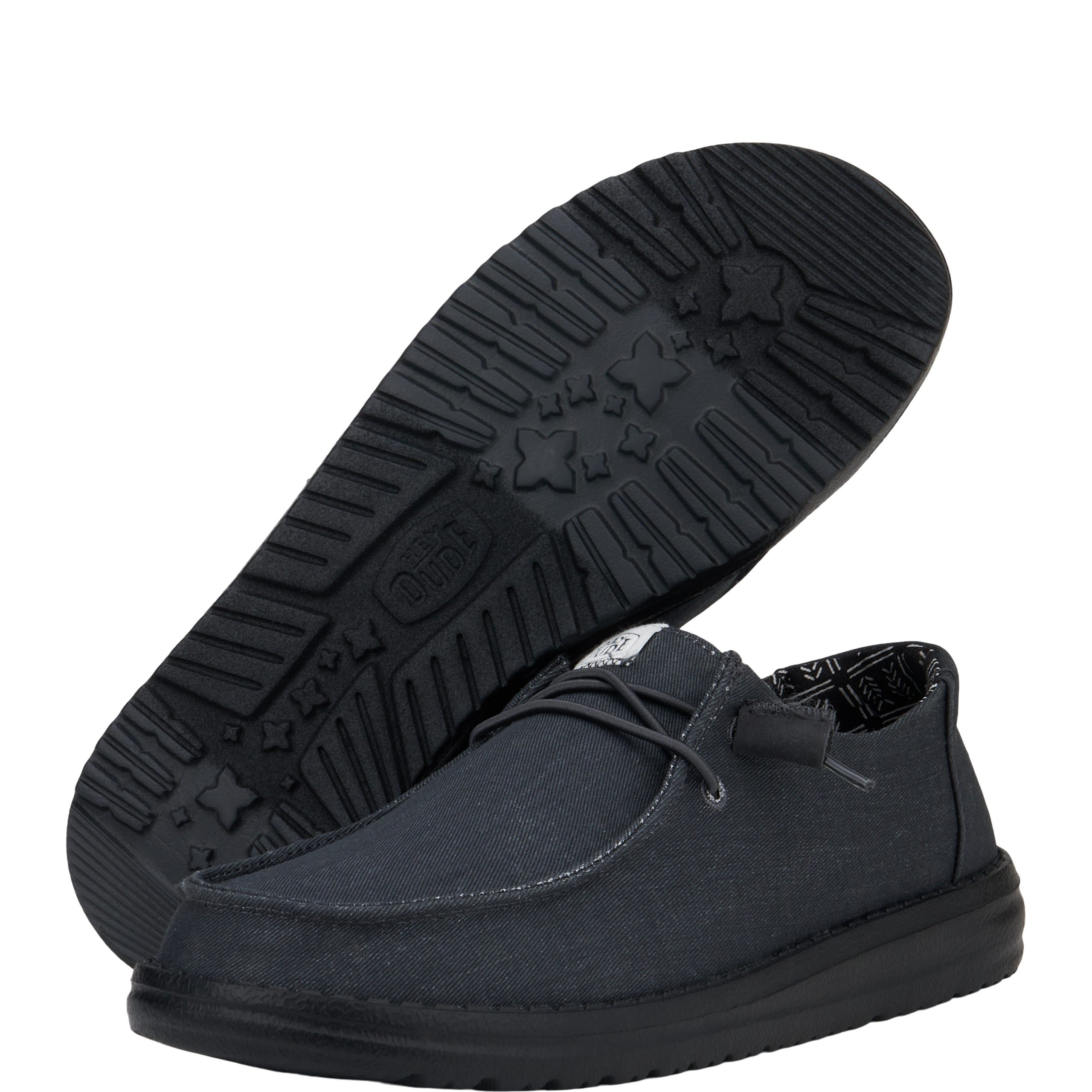 Wendy Stretch Canvas – Black/Black - Image 3